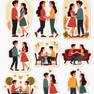 Family Life & Relationships - Sticker Sheet v15